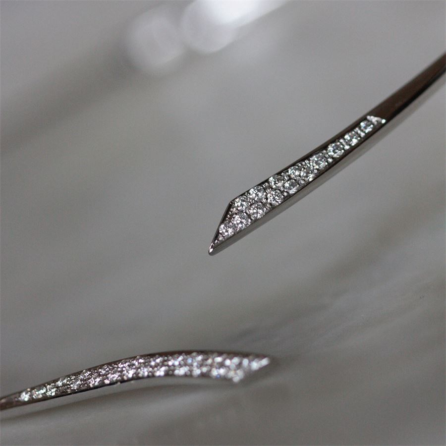 Collana 'Reverso' oro bianco REVERSO | CL OBAU18B CT.0,52